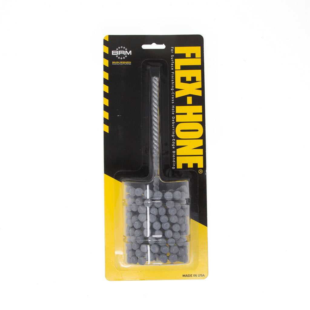 Brush Research BC23812 FLEX-HONE®, 2-3/8" (60.3mm) Diameter, 120 Grit, Silicon Carbide, for Mild Steel, Stainless Steel, Cast Iron and Softer Ferrous Materials