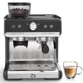Garvee Espresso Machine With Grinder, 20 Bar Professional Coffee Maker With Milk Frother Steam Wand for Cappuccino, Latte, Macchiato, 95 oz Removable Water Tank, Smart PID Temperature Control