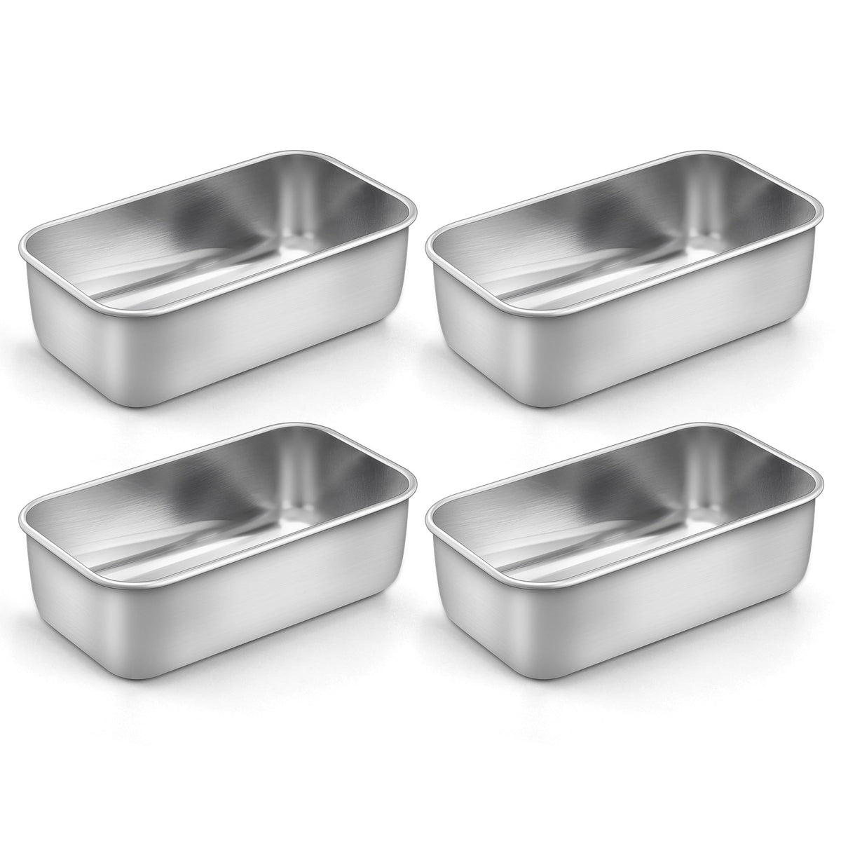 LIANYU Bread Loaf Pans Set of 4, 1 Large (12x5 Inch) & 3 Medium (9x5 Inch)