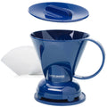 Clever Coffee Dripper and Filters, Large 18 oz (Royal Blue)| Barista's Choice| Safe BPA Free Plastic|Includes 100 Filters