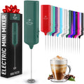 Mini & Mighty Milk Frother Wand – Powerful Handheld Coffee Frother, Battery Operated Drink Mixer – Compact Pocket Size – Detachable Whisk for Latte, Cappuccino, Matcha, Hot Chocolate