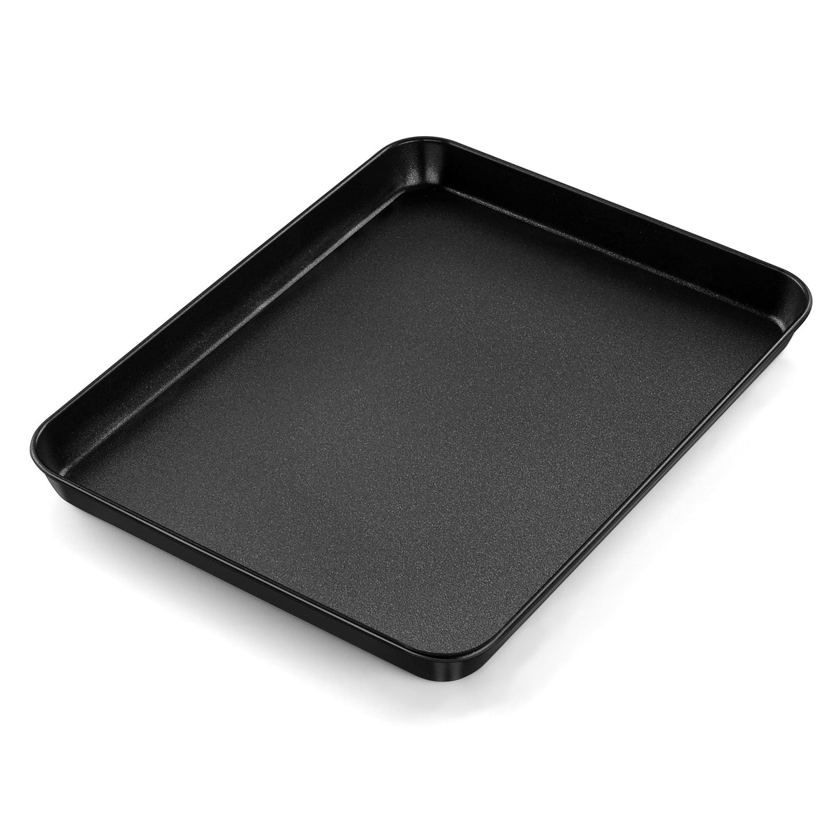 E-far 16x12 Inch Baking Sheet, Non-stick Cookie Sheet Pan for Oven Baking Cooking Roasting, Carbon Steel Tray Metal Bakeware for Jelly Roll Steak, Non-toxic & Warp Resistant, Easy Clean