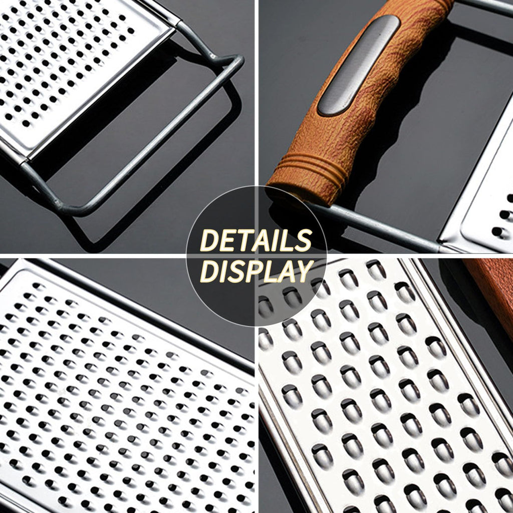 2 Pack Stainless Steel Handheld Grater Set,Coarse & Fine Kitchen Zester