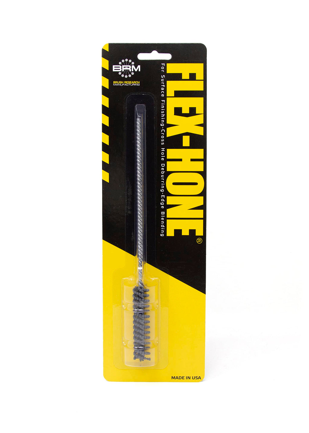 Brush Research BC12M600 Flex-Hone®, 0.472" (12mm) Diameter, 600 Grit, Silicon Carbide, for Mild Steel, Stainless Steel, Cast Iron and Softer Ferrous Materials