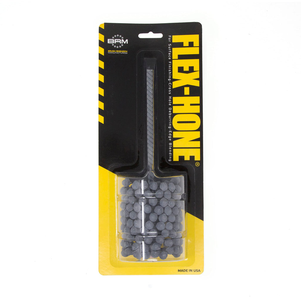 Brush Research BC21412 FLEX-HONE®, 2-1/4" (57.2mm) Diameter, 120 Grit, Silicon Carbide, For Mild Steel, Stainless Steel, Cast Iron and Softer Ferrous Materials
