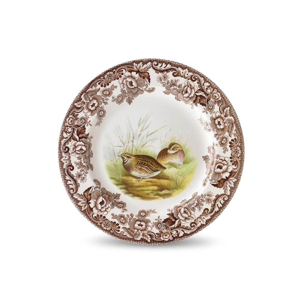 Spode Woodland Turkey 9" Soup Plate