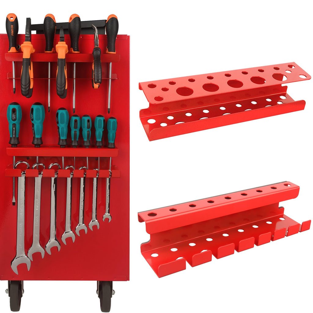 ULIBERMAGNET Angle Grinder Holder, Solid Steel Utility Storage Rack,Heavy Duty Wall Mount Storage Metal Shelf Holder for Angle Grinders, Cutters, Polishers,Screwdriver