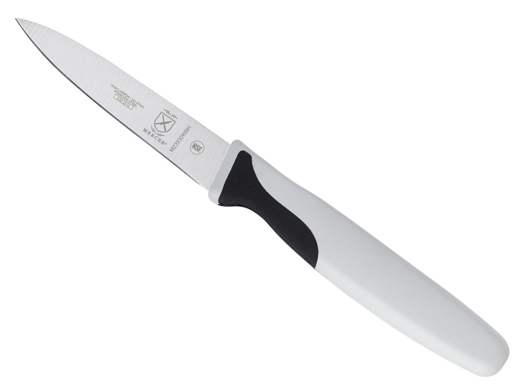 Mercer Culinary Millennia Colors 7-Inch Granton Edge Santoku Knife, Green