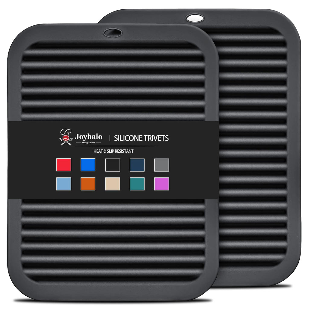 Joyhalo 4 Pack Silicone Trivet for Hot Dishes