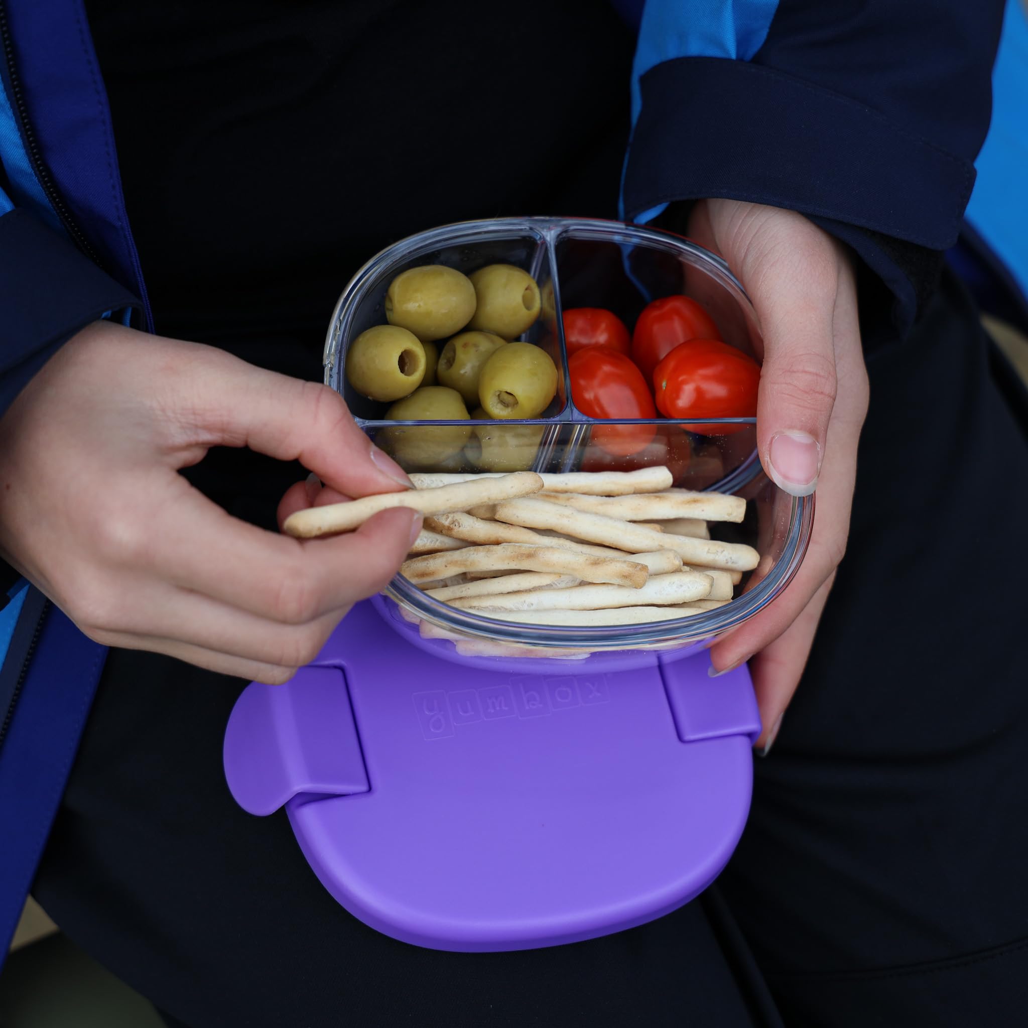 Yumbox Snack Bowl (Raspberry Pink)