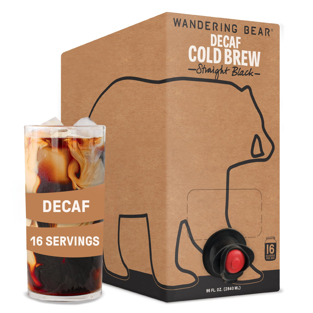 Wandering Bear Organic Caramel Cold Brew On Tap - 96 fl oz, Iced Coffee