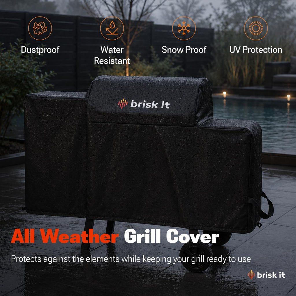 Brisk It Zelos-450 Wood Pellet Grill & Smoker, 450 Sq In, WiFi and A.I.