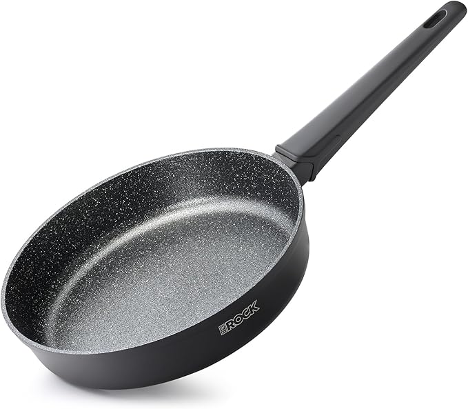 THE ROCK SOHO 12.5-Inch Nonstick Frying Pan – Compact for Urban Kitchens, Nothing Sticks, Never Warps, Lasts Longer, Oven & Dishwasher Safe