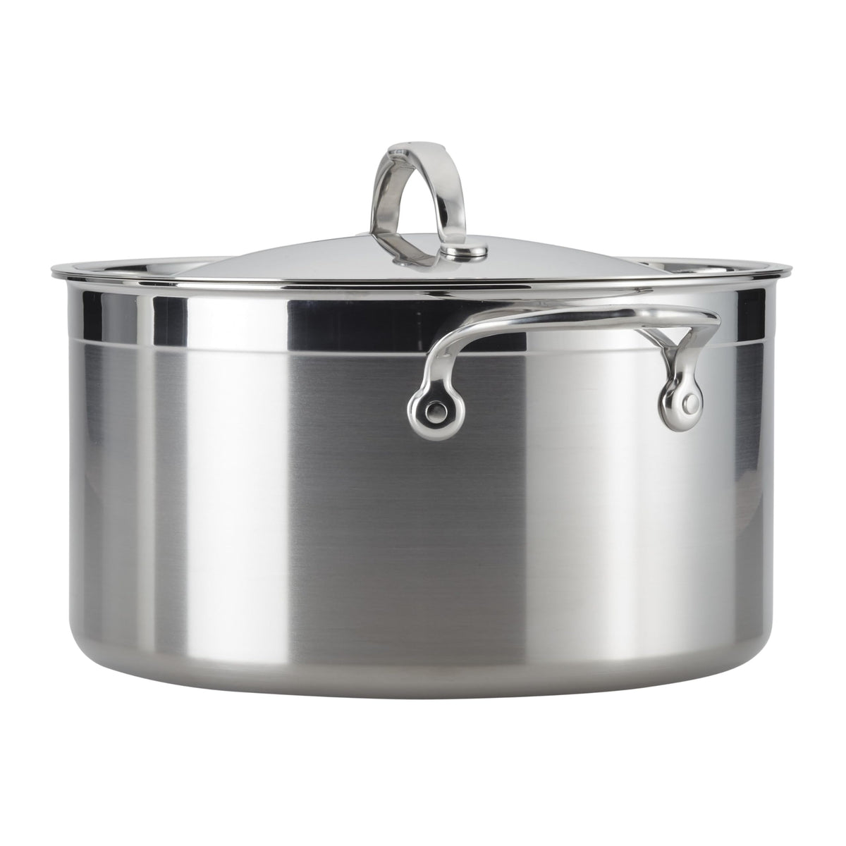 Hestan - ProBond Collection - Professional Clad Stainless Steel Stock Pot, Induction Cooktop Compatible, 8 Quart
