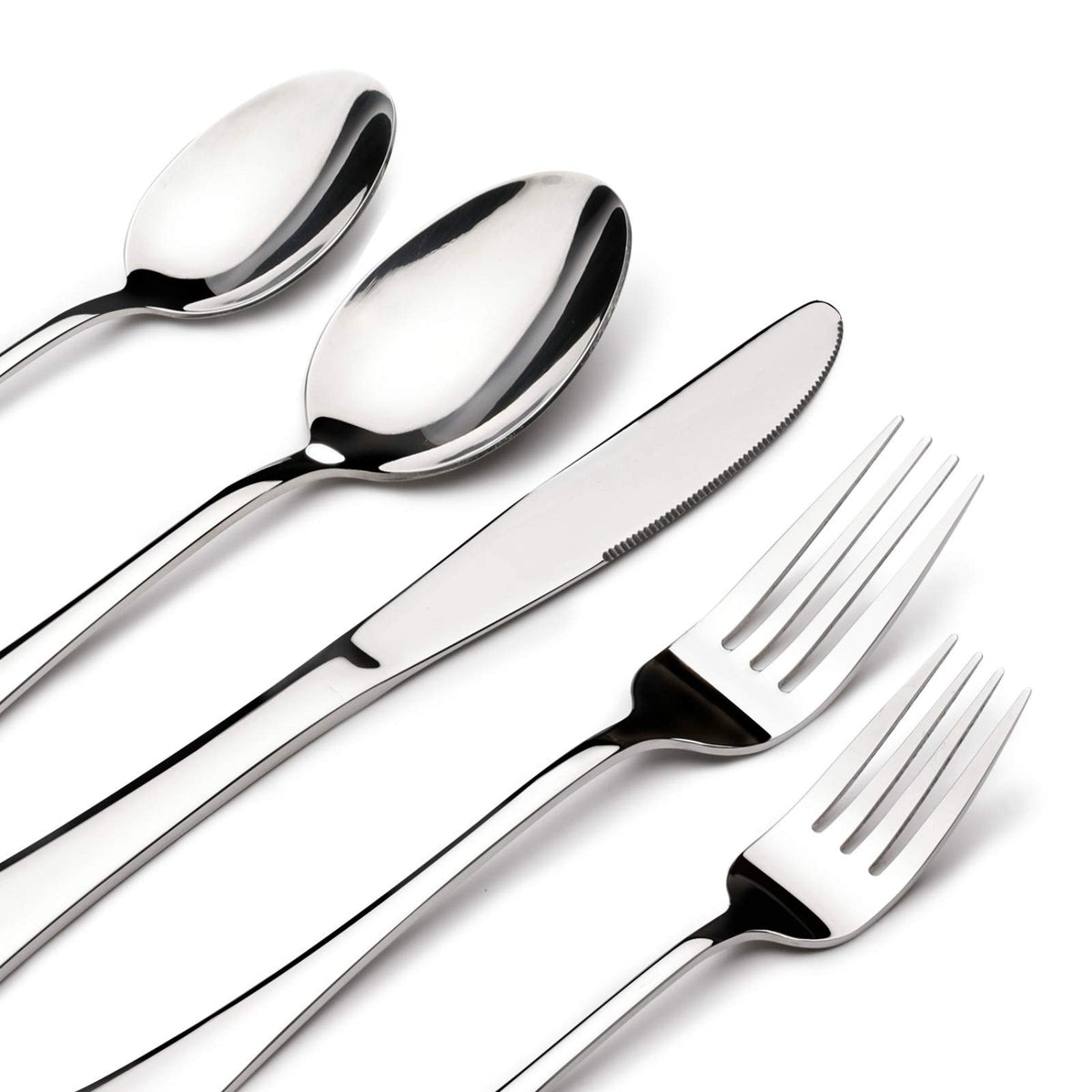 Silverware Set for 6,30 Piece Stainless Steel Flatware Utensils Cutlery Set