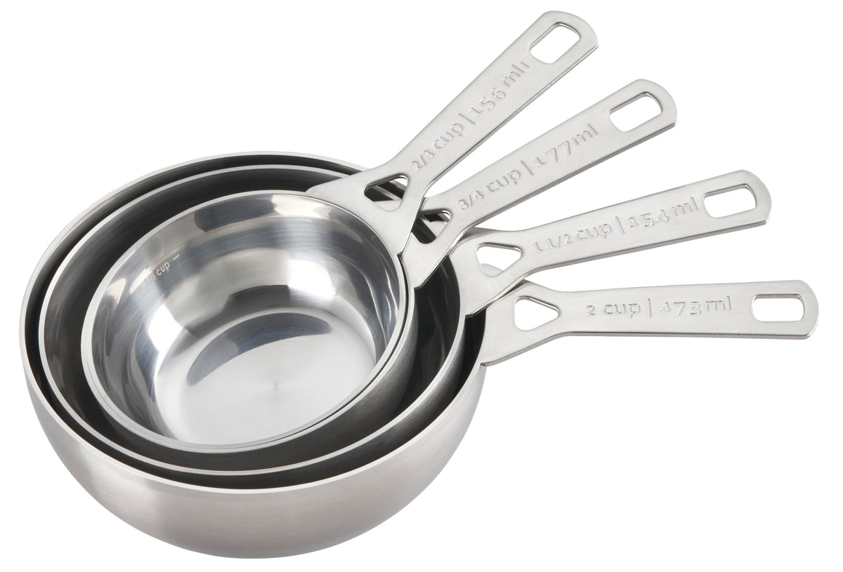 Le Creuset Stainless Steel Measuring Spoons, Gold Finish, Set of 5