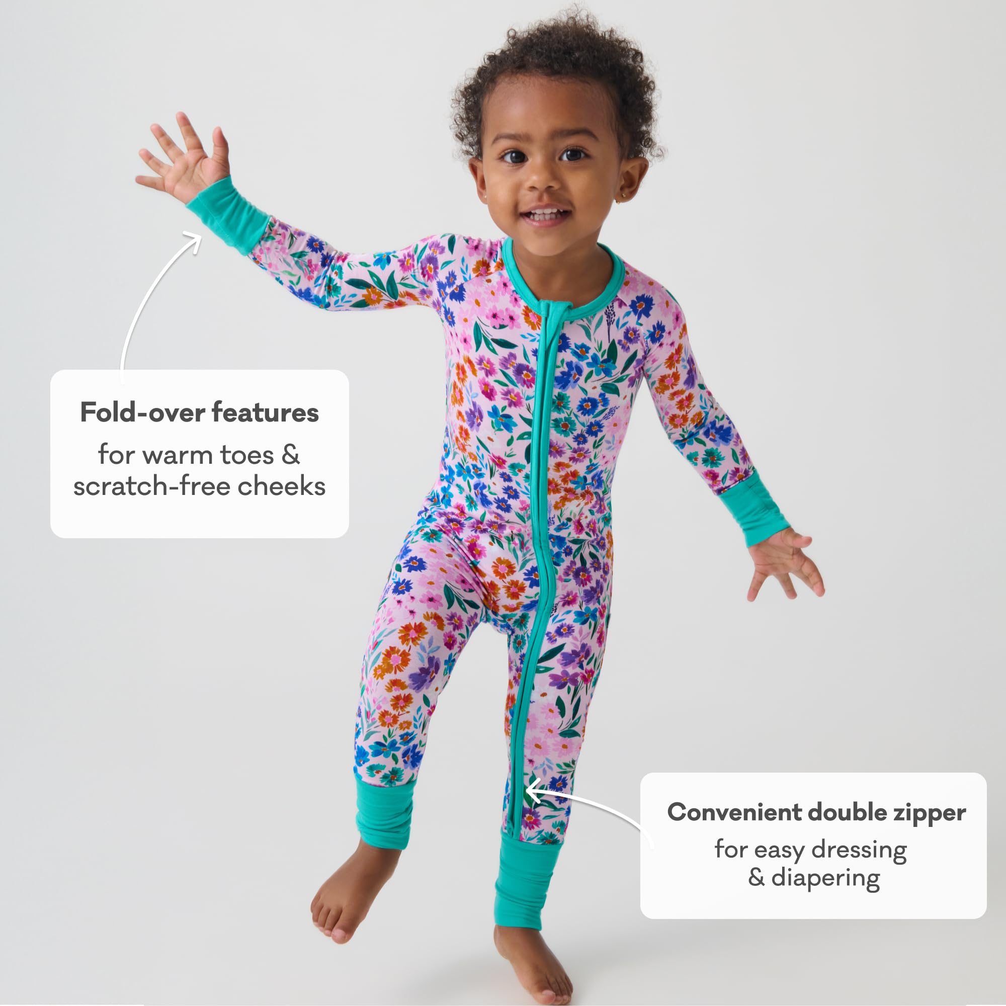 Little Sleepies Baby Pajamas, Sweet Pea, 18-24 months