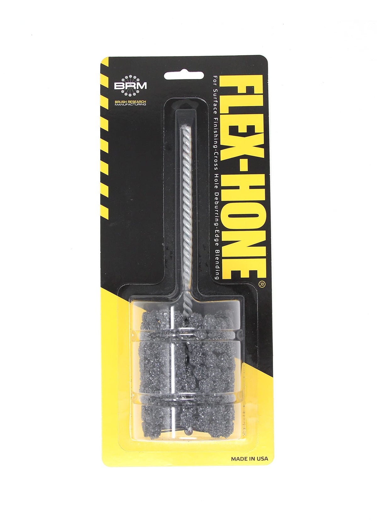 Brush Research BC23812 FLEX-HONE®, 2-3/8" (60.3mm) Diameter, 120 Grit, Silicon Carbide, for Mild Steel, Stainless Steel, Cast Iron and Softer Ferrous Materials