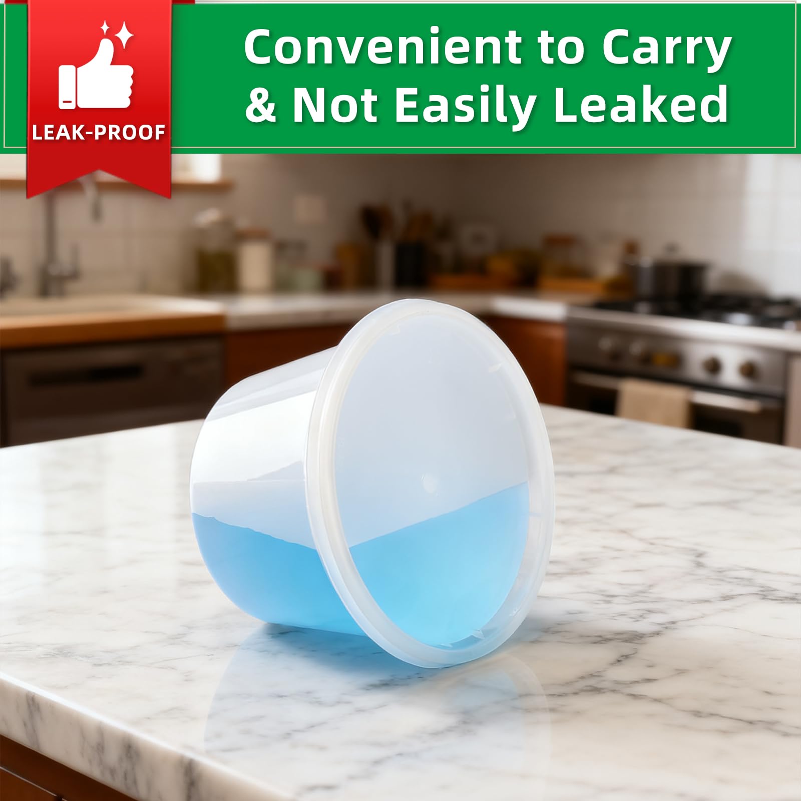 tropipak Deli Food Containers, Leakproof Storage Containers, 16 oz, 20 Pack