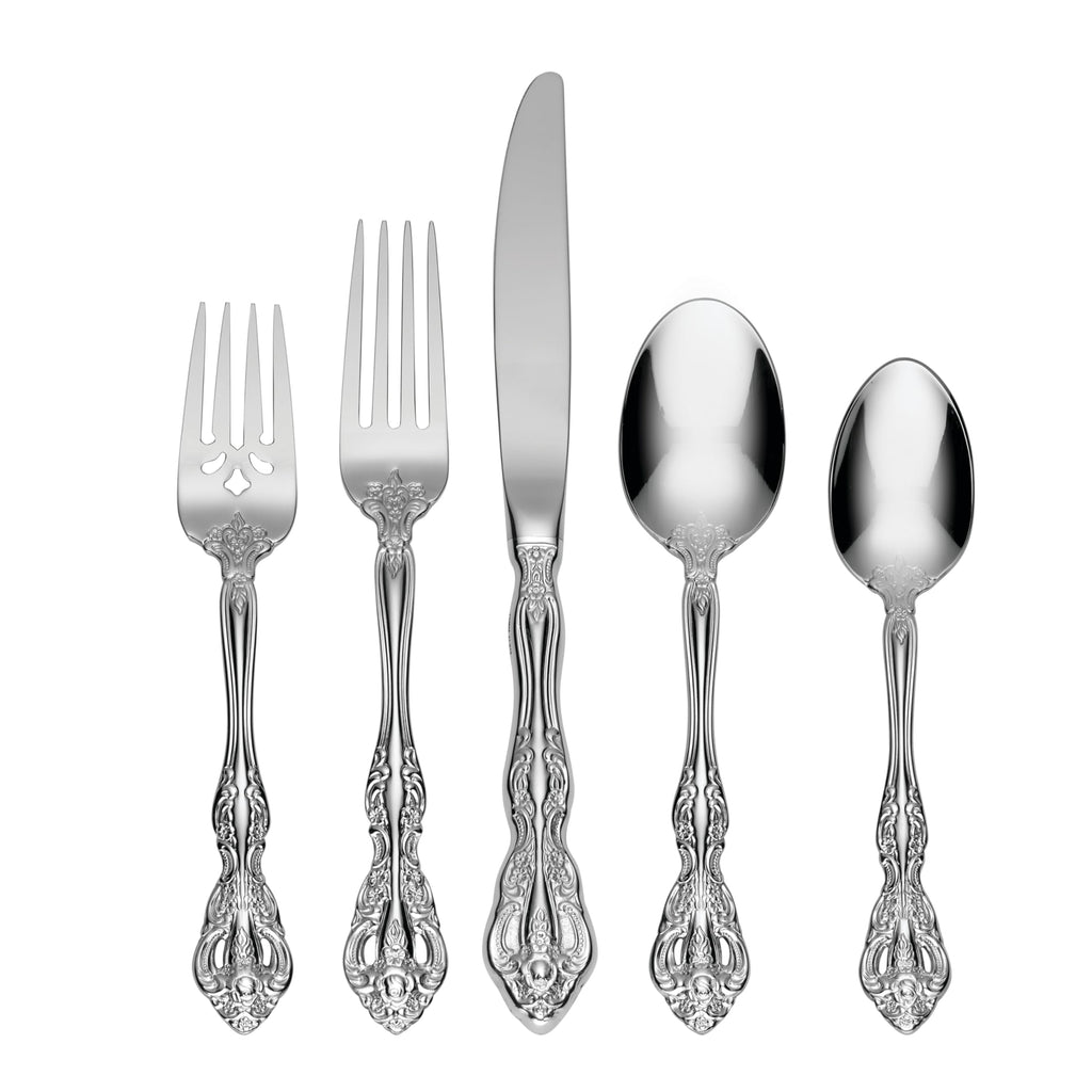Oneida Michelangelo Dinner Forks Silverware Set for 4, Flatware