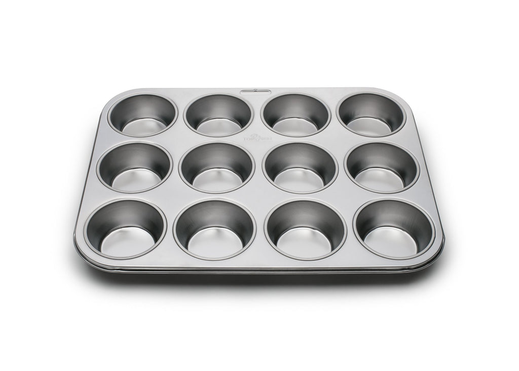 Fox Run Stainless Steel Mini Muffin & Cupcake Pan, 24 Mini Cups Baking Pan