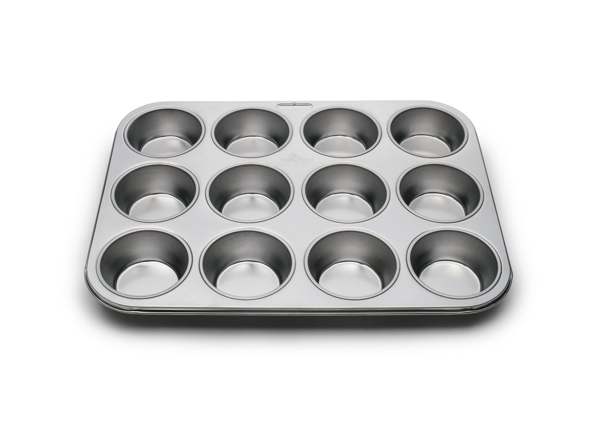 Fox Run Stainless Steel Mini Muffin & Cupcake Pan, 24 Mini Cups Baking Pan