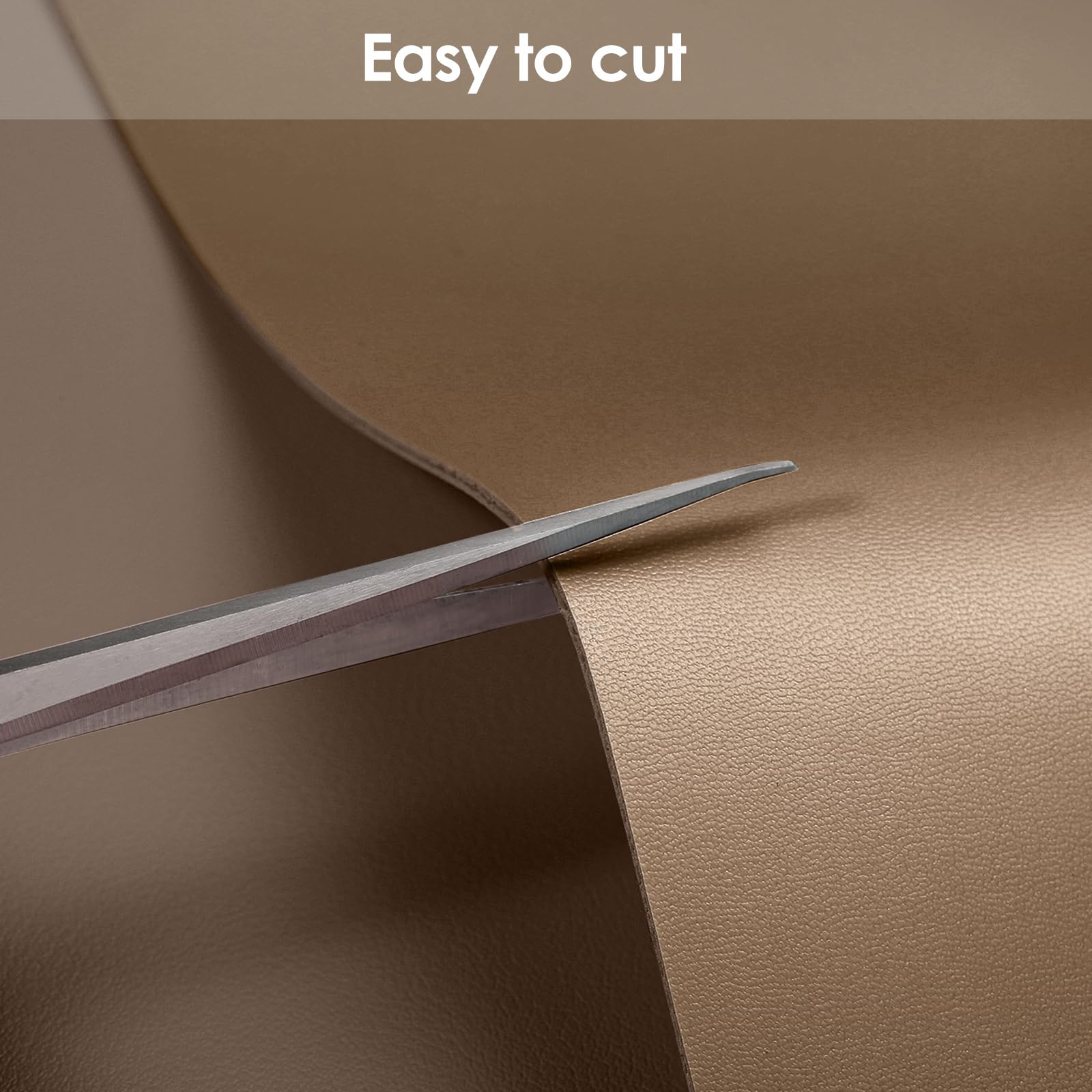 Zinkooat Faux Leather Table Cover,1.8mm Thick,30x60 Inch Desk Cover,Large Desk Mat,Table Protector,Table Cover Protector,Desk Covers On Top of Desks(Mud Color+Champagne Gold,30x60)