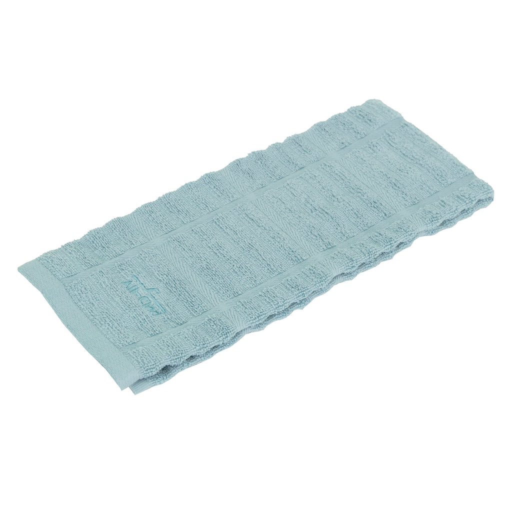 All-Clad Solid Kitchen Towel: Highly Absorbent - 100% Cotton, 17"x30" Towel for Cleaning & Drying Dishes, Glassware, or Countertops, 1-Pack, Rainfall