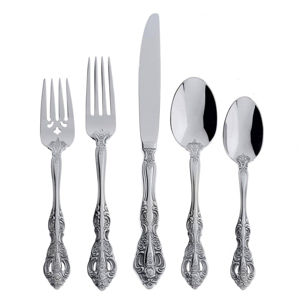 Oneida Michelangelo Dinner Forks Silverware Set for 4, Flatware