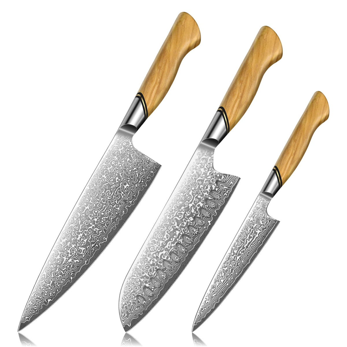 TIVOLI Damascus Chef Knife – Japanese VG10 Professional Kitchen Knife