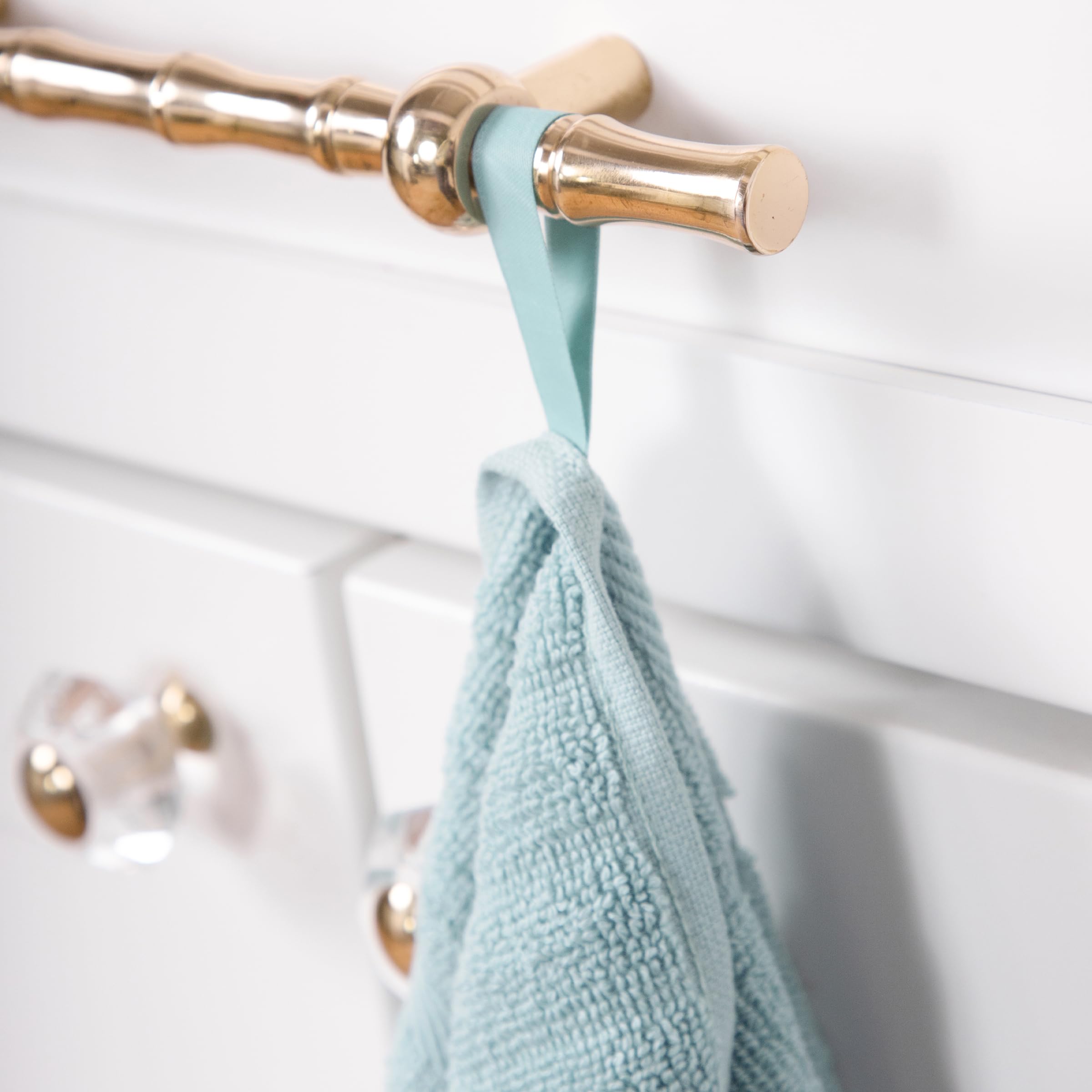 All-Clad Solid Kitchen Towel: Highly Absorbent - 100% Cotton, 17"x30" Towel for Cleaning & Drying Dishes, Glassware, or Countertops, 1-Pack, Rainfall