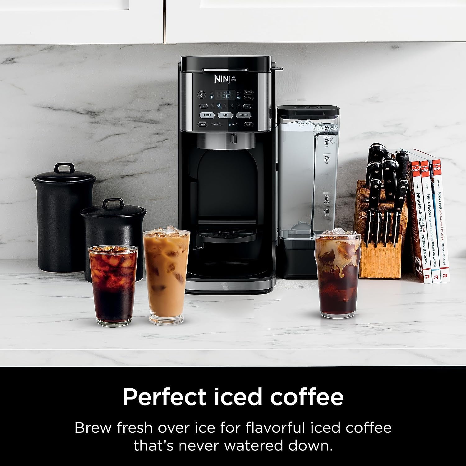 Ninja (Refurbished) Drip Coffee Maker | DualBrew Pro Hot & Iced Coffee | Compatible with K-Cup Pods | 3 Brew Styles (Classic, Rich, & Iced) | 60oz Removable Reservoir & Dishwasher Safe | (Renewed)