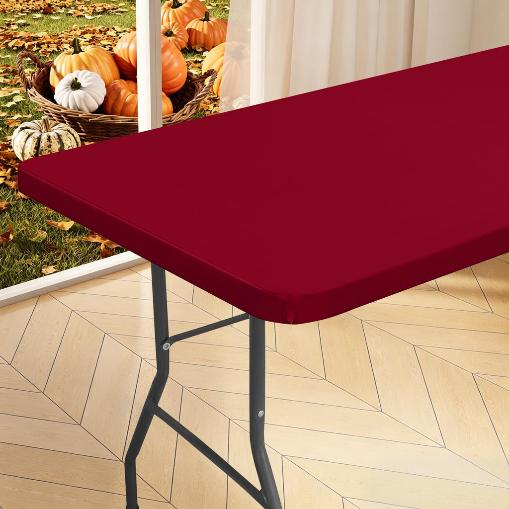 homing Rectangle Table Cloth Cover 4 Foot Elastic Fitted Tablecloth