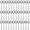 Funnydin 36-Piece Tea Spoons Set - 5.9" Stainless Steel Tea Spoon Silverware, Durable Small Spoons, Cost-effective Teaspoon Set of 36 for Home Kitchen Restaurant - Mirror Polished, Dishwasher Safe