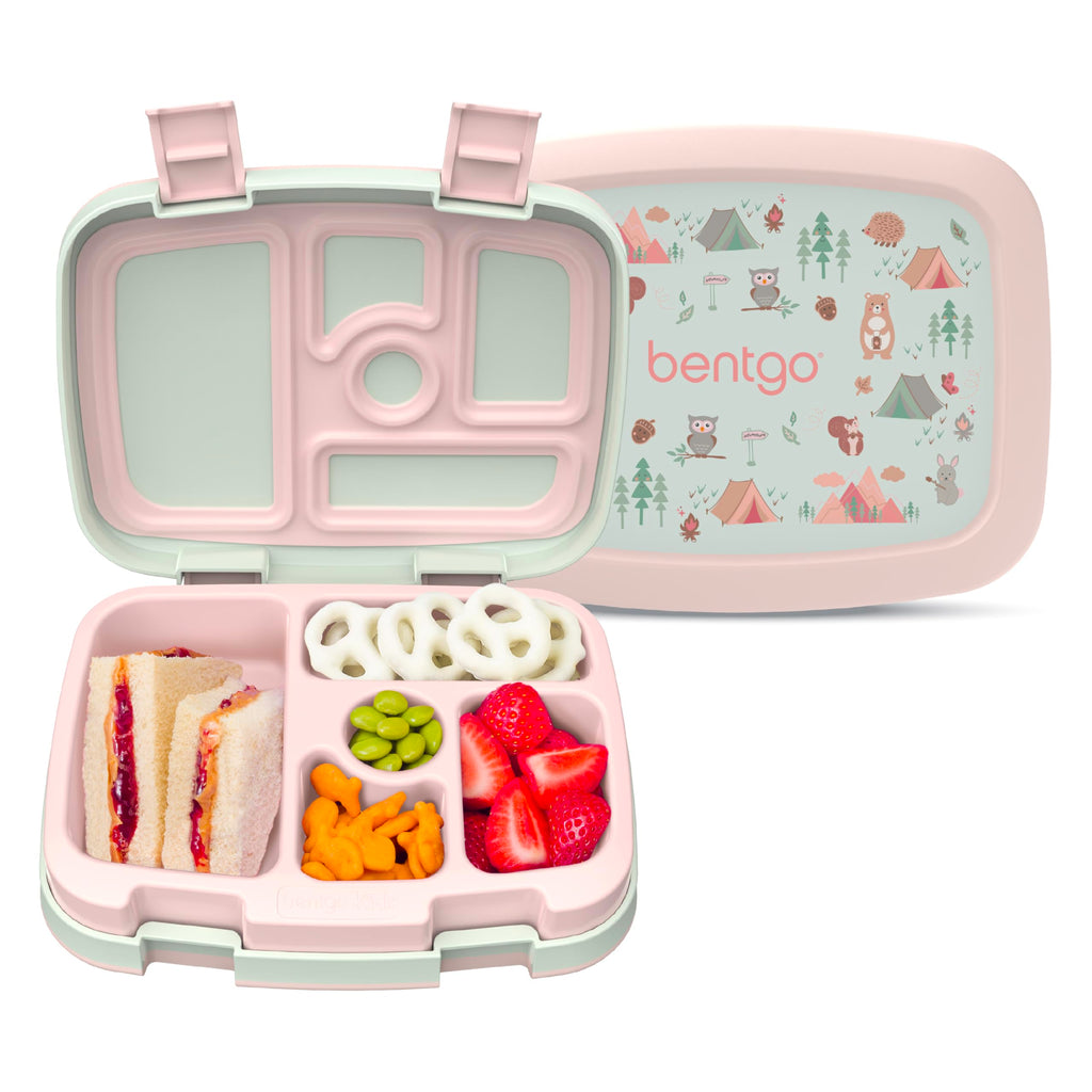 Bentgo Kids Prints Leak-Proof 5-Compartment Bento-Style Kids Lunch Box