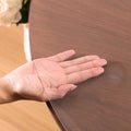 NAP2WELL Clear Round Table Cover Protector 40 Inch, 1.5mm Plastic Desk Mat