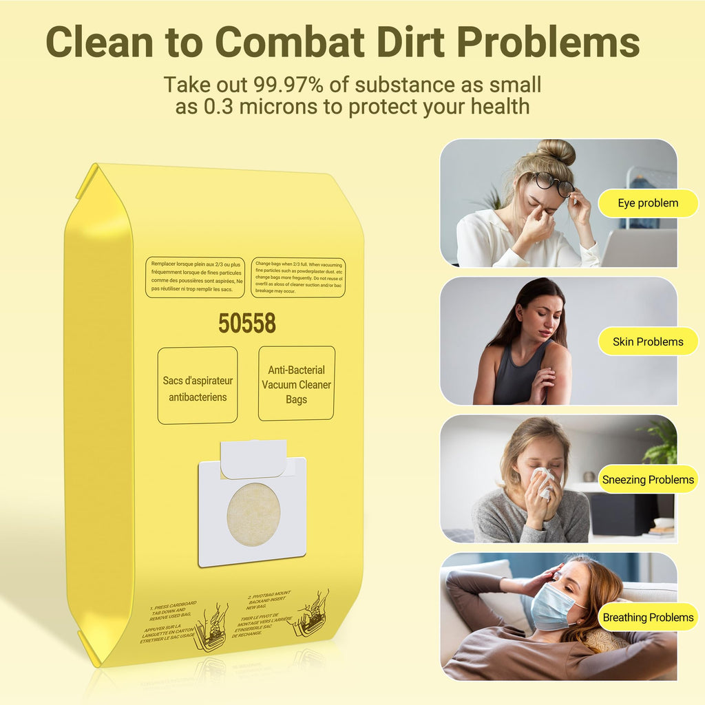 50558 Canister Cleaner Bag Replacement for Kenmore Vacuum
