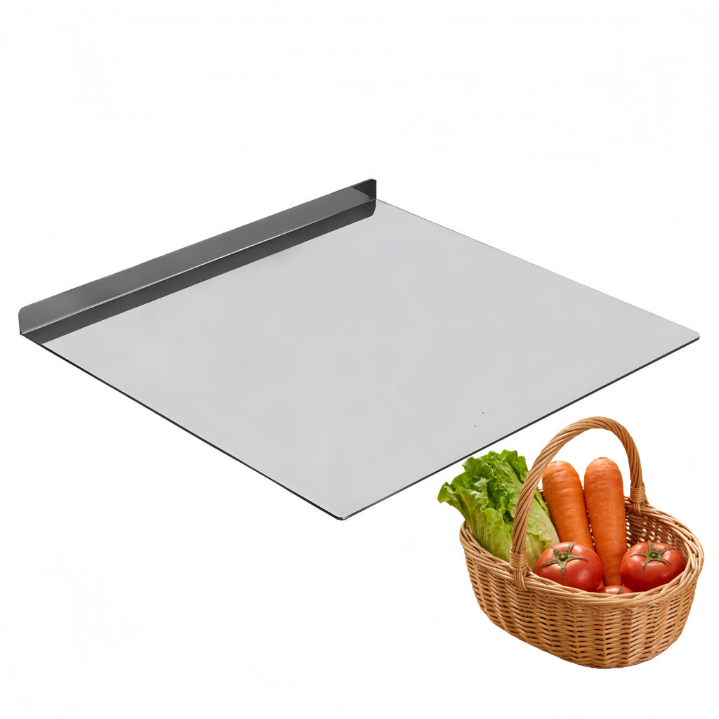 Large Stainless Steel Cutting Board for Cutting Meat, Choppers, Vegetables, Fruits, Bread and Baking Easy to clean, Easy to store, Dishwasher safe (30 * 40)