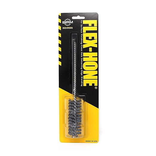 Brush Research BC20M80 FLEX-HONE®, 0.787" (20mm) Diameter, 80 Grit, Silicon Carbide, for Mild Steel, Stainless Steel, Cast Iron and Softer Ferrous Materials