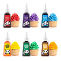 Gel Food Coloring Pandalab Professional 6 Color Concentrated Edible Food Dye Set for Baking, Icing, Fondant, Cookies & Cake Decorating, 35ml Each