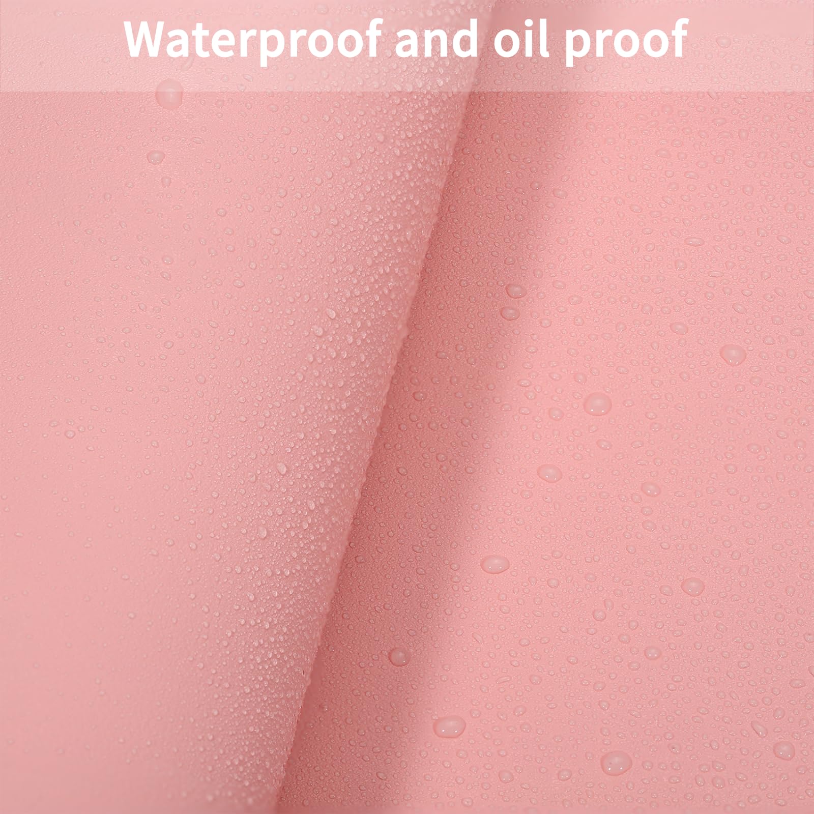 Zinkooat Leather Desk Mat,1.8mm Thick,16x60 Inch Desk Cover,Desk Protector Mat,Dresser Cover Top,XL Desk Mat,Table Top Protector,Dresser Protector Top(Pink+Silvery,16x60)