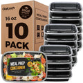 Glotoch Express Meal Prep Containers with Lids 16oz 50 Pack Leakproof
