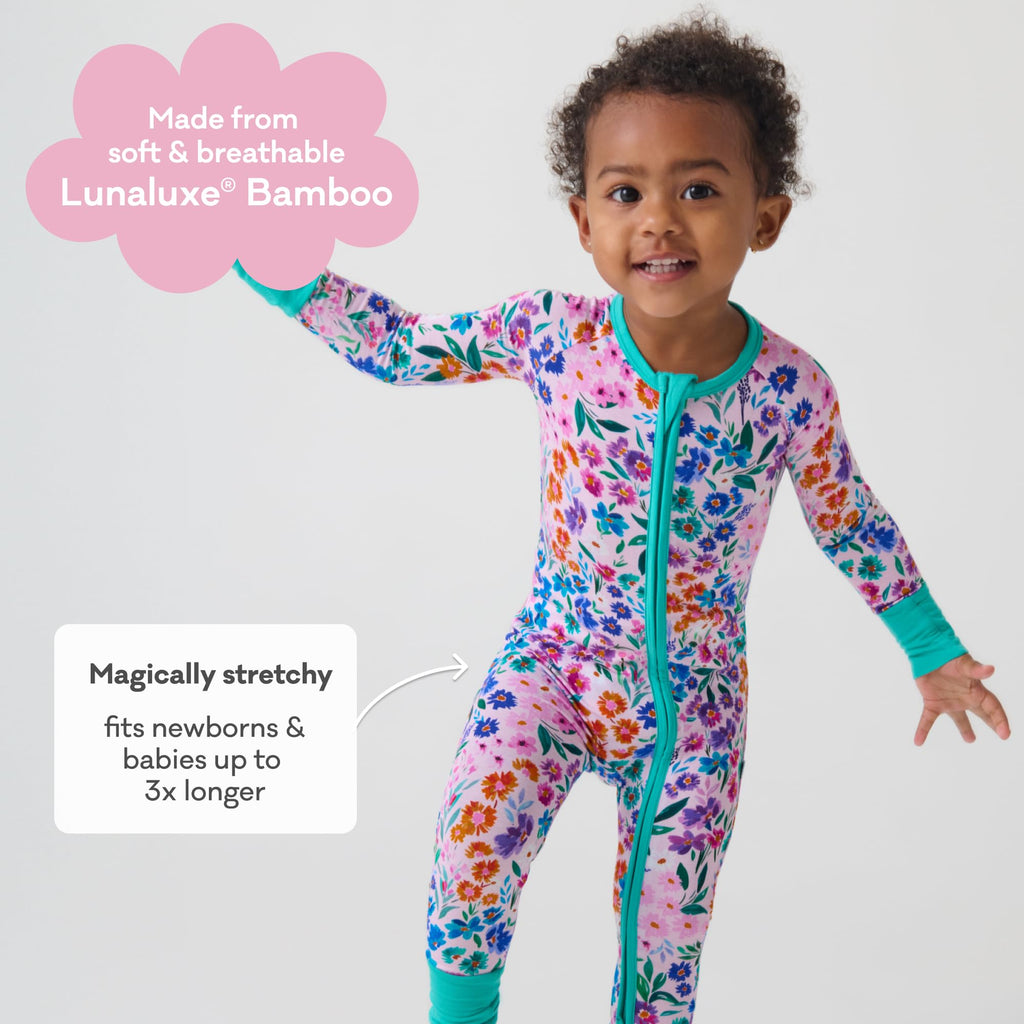 Little Sleepies Baby Pajamas, Sweet Pea, 3T