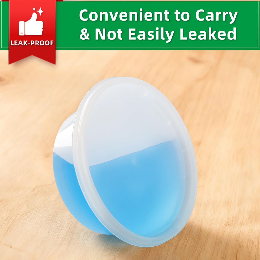 tropipak Deli Food Containers, Leakproof Storage Containers, 8 oz, 50 Pack