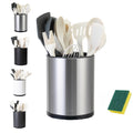 Utensil Holder,Large 360°Rotating Kitchen Utensil Holder For Counter
