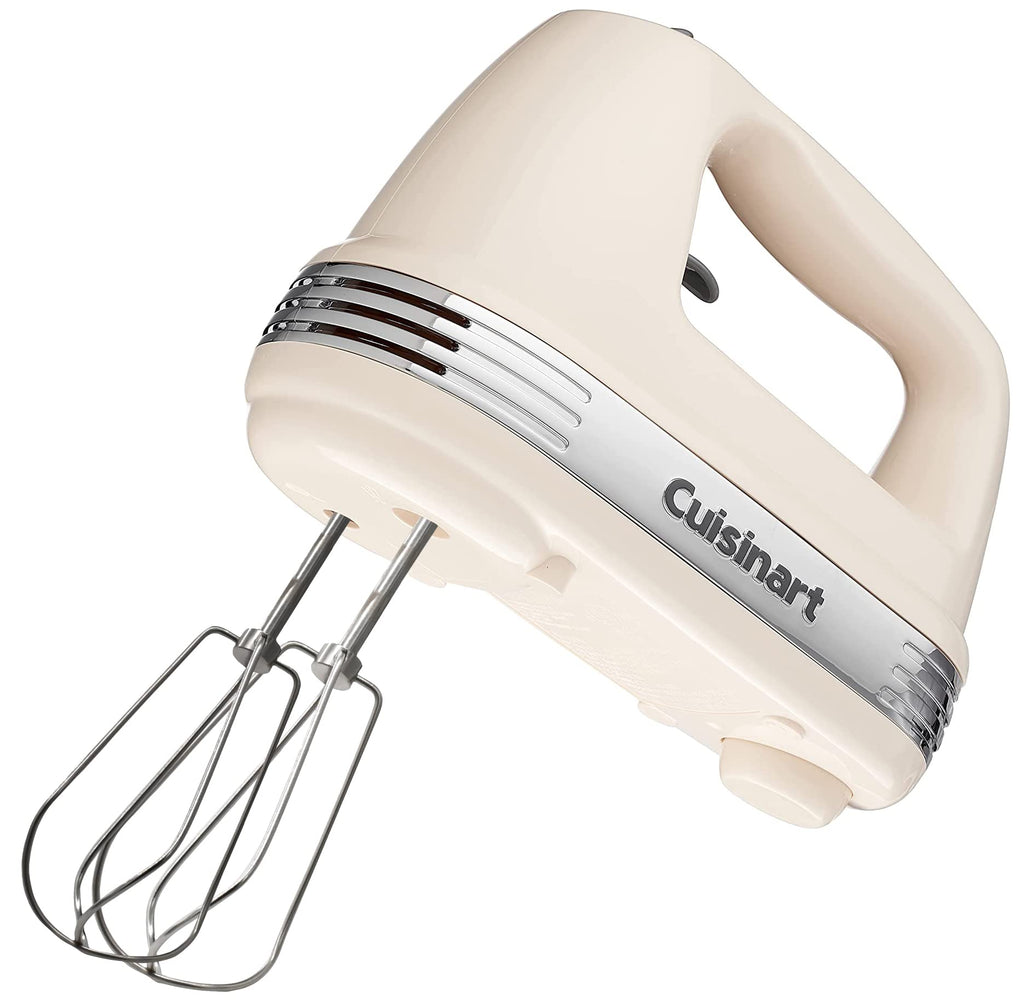 Cuisinart Power Advantage Plus 9-Speed Hand Mixer, 220W-Motor Hand Blender Electric Mixer with 9 Speed Settings, XL Dishwasher-Safe Beaters, 3 Low Mixing Speeds, Storage Case, Cream