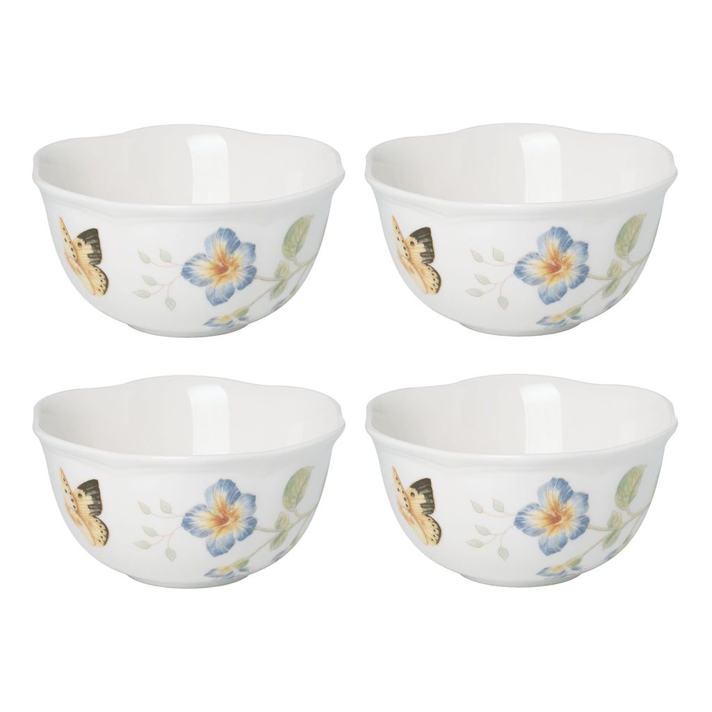 Lenox Butterfly Meadow Porcelain Mug Set for 4, 12oz