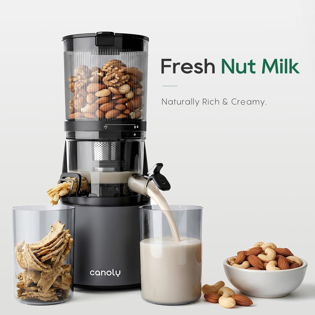 Canoly 3-in-1 Cold Press Juicer C16, Makes Juice & Sorbet & Nut Milk