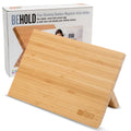 CHEF'S VISION Magnetic Knife Block Without Knives, Bamboo Countertop Holder