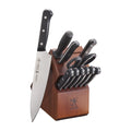 Henckels Solution 12-Pc Knife Set, Razor-Sharp, German Engineered, Brown